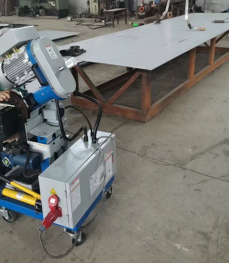steel plate beveling machine 1