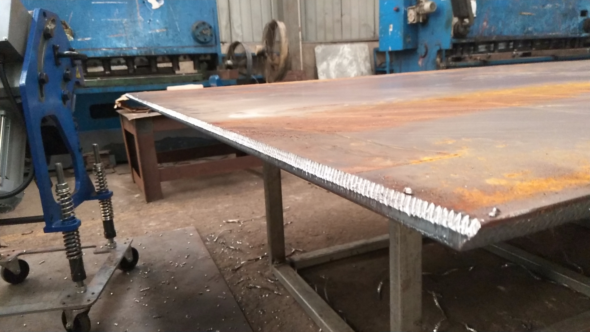 TBM-16D heavy duty steel plate beveling machine 1