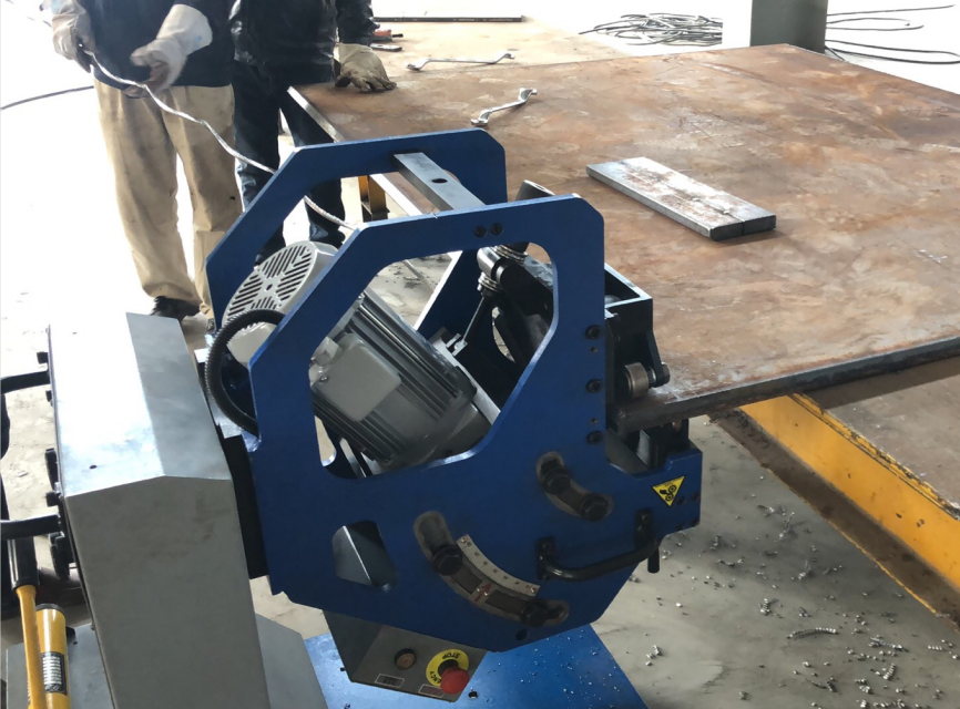 TBM-16D heavy duty steel plate beveling machine
