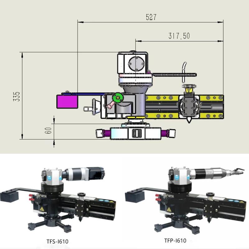 automatic electric flange facer