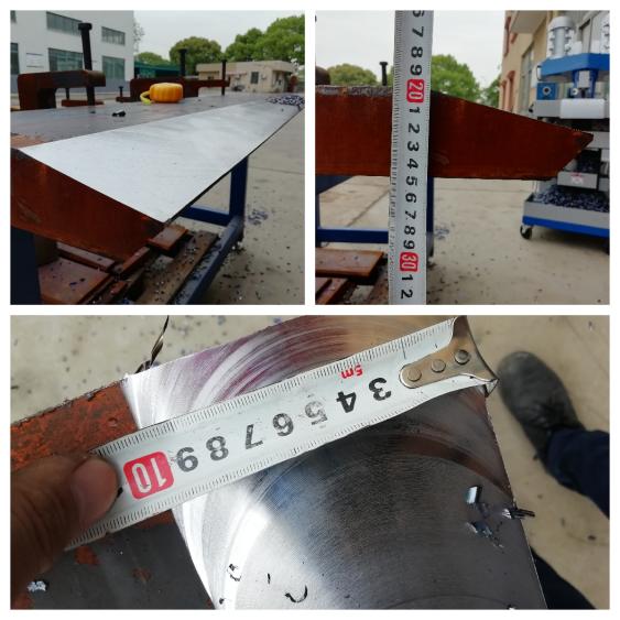 beveling machine for plate