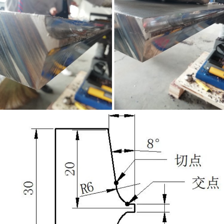 beveling machine for plates