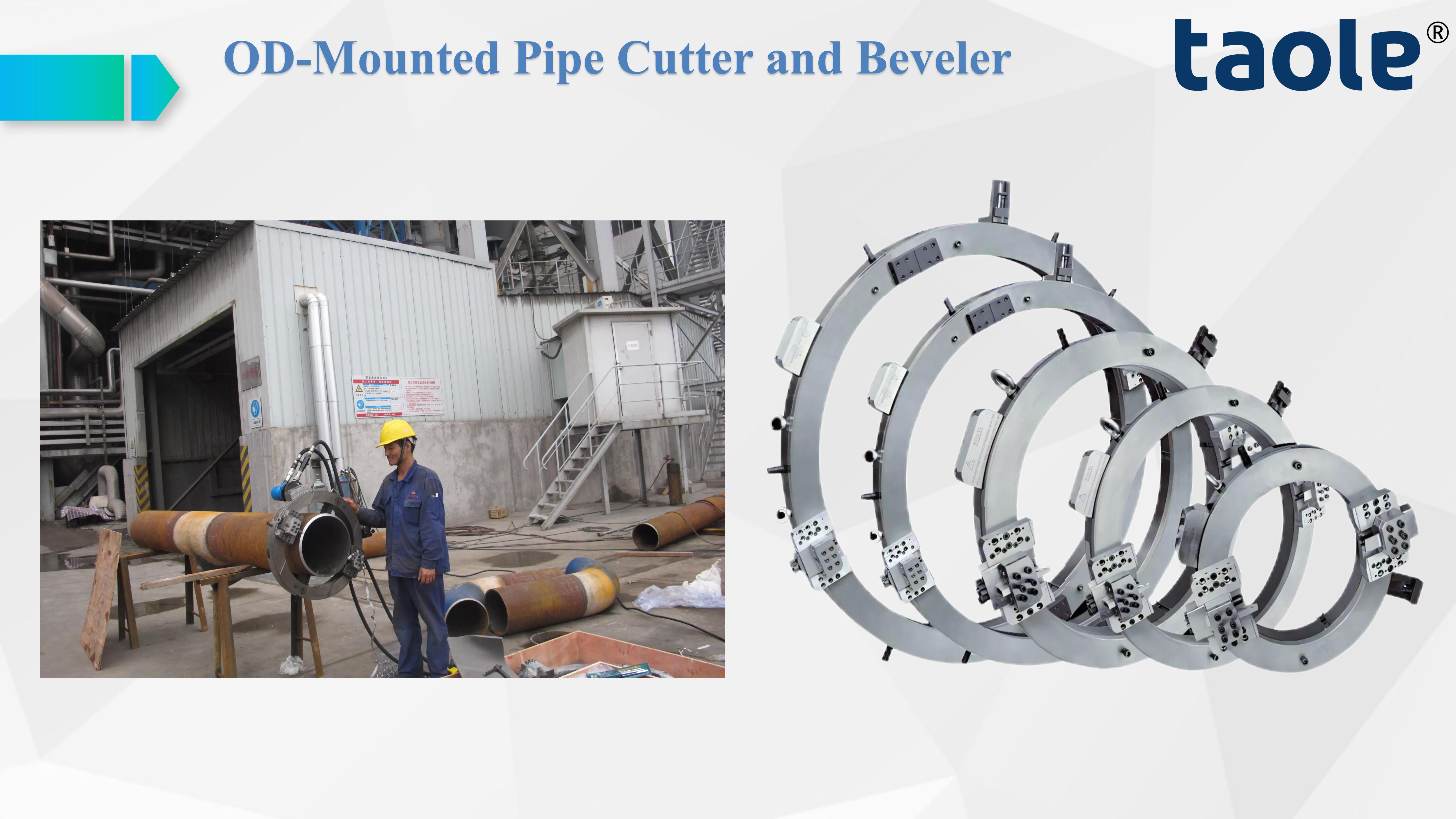 přenosný stroj na zkosení trubek